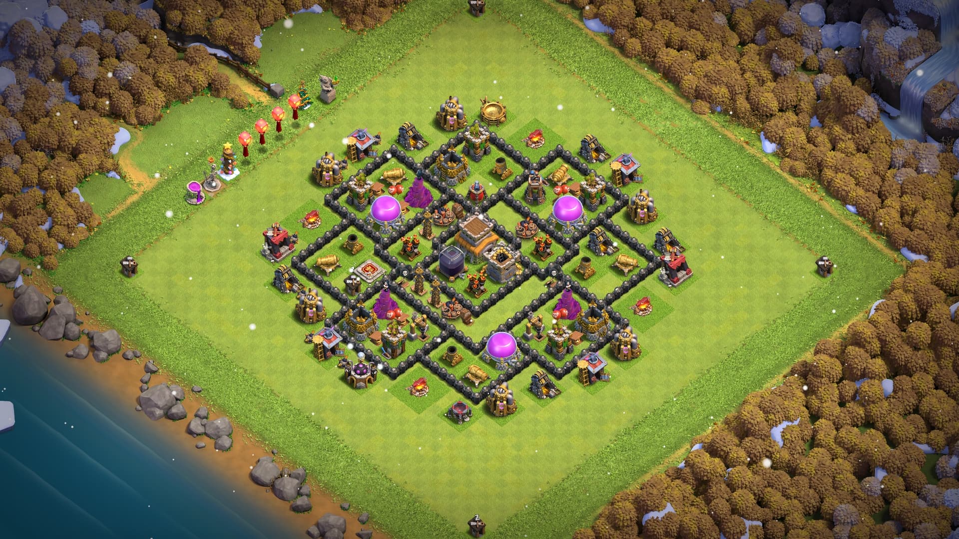2021 Town Hall 8 Hybrid Base Layout with Base Copy Link. 