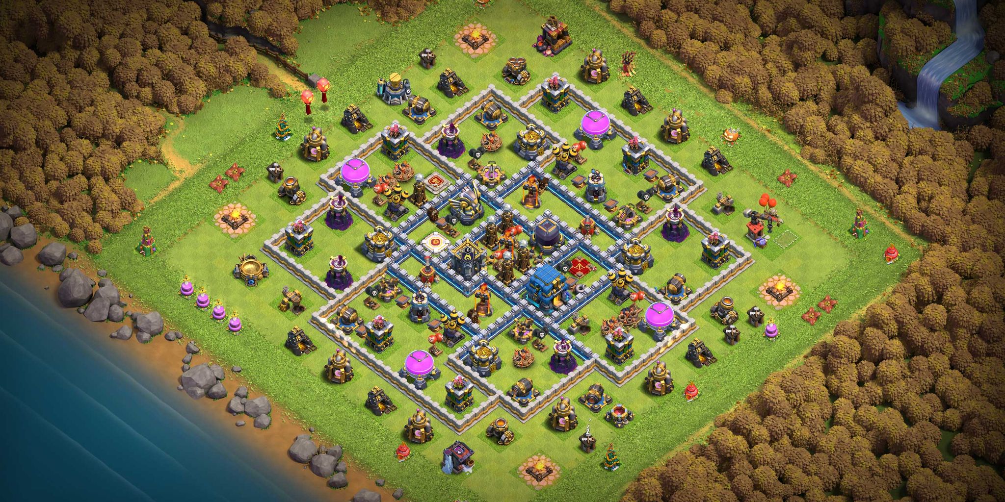 Miglior base TH12 Clash of Clans