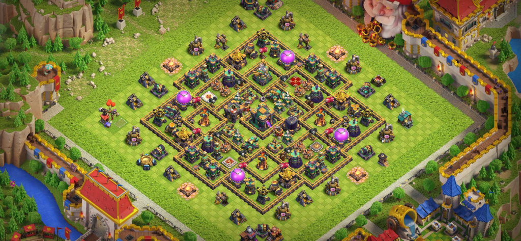 Town Hall 14 base