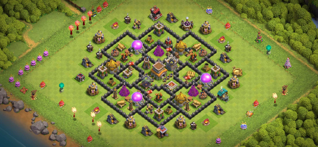 TH8 Base Layout