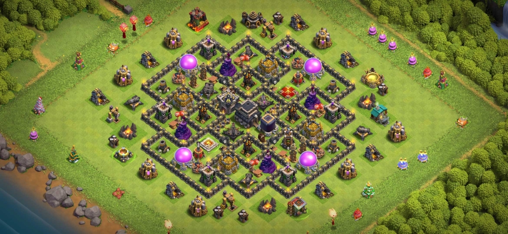 TH9 Base Layout