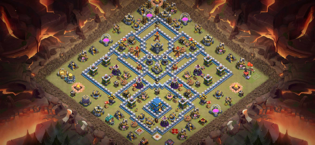 TH12 base in Clash of Clans