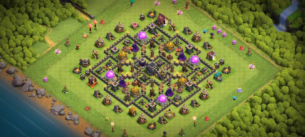 TH9 base layouts