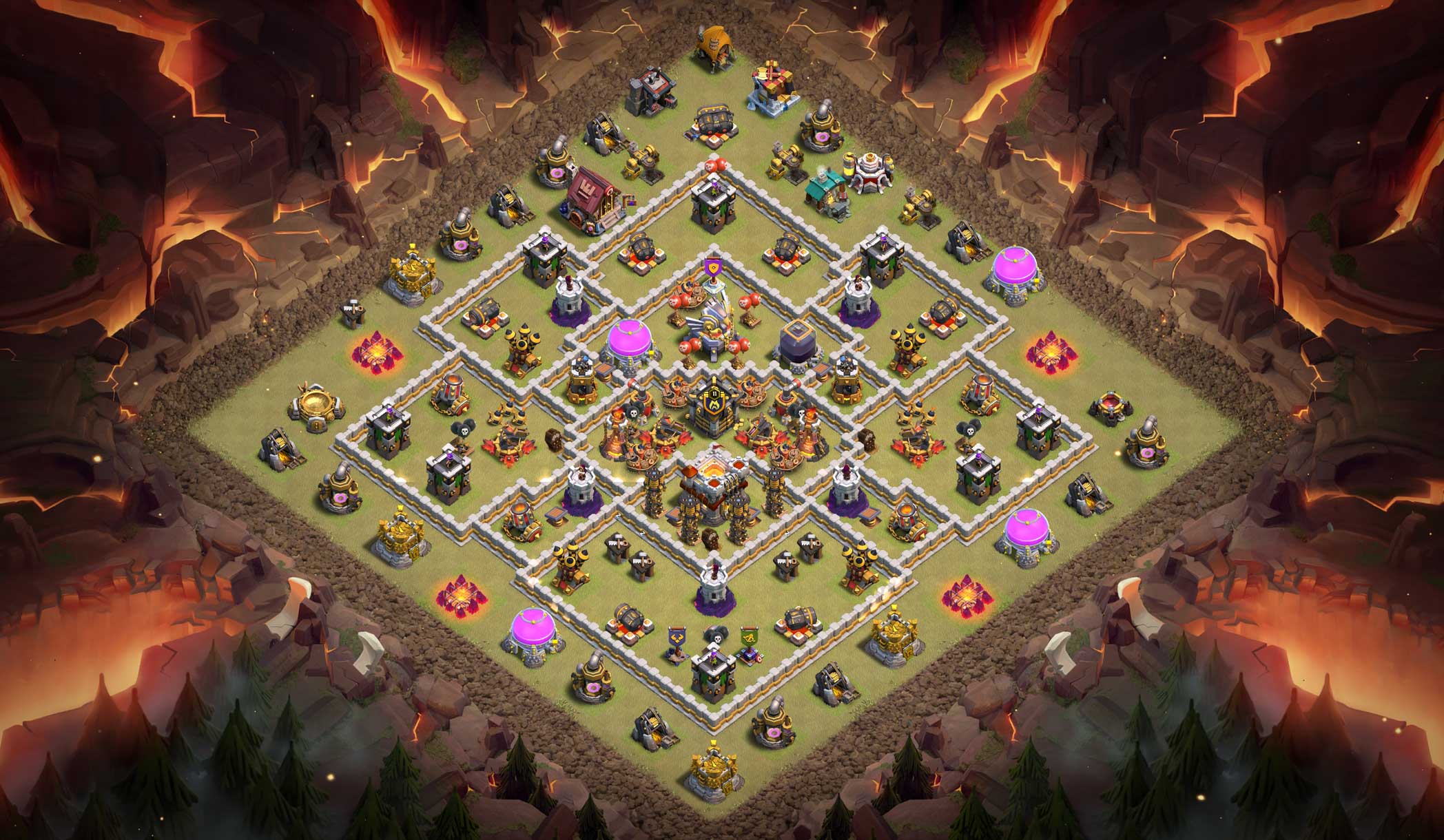 Win Every Wars : TH11 War Base Layouts Explained - Base of Clans