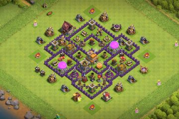 Town hall 7 hybrid base