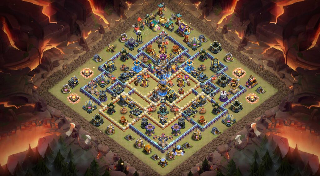 TH18 War Base Layout