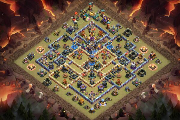 TH18 War Base Layout